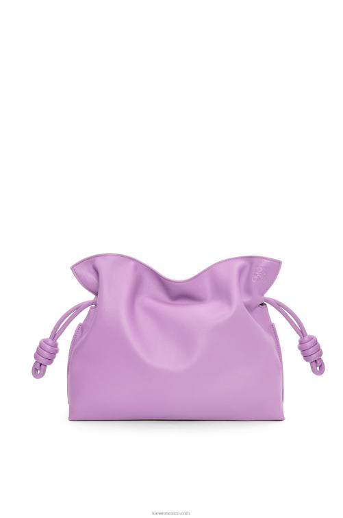 guimauve bolso de mano flamenco de piel de becerro napa Loewe R8J8Z357 mujer guimauve bolso de mano flamenco de piel de becerro napa Loewe R8J8Z357 mujer